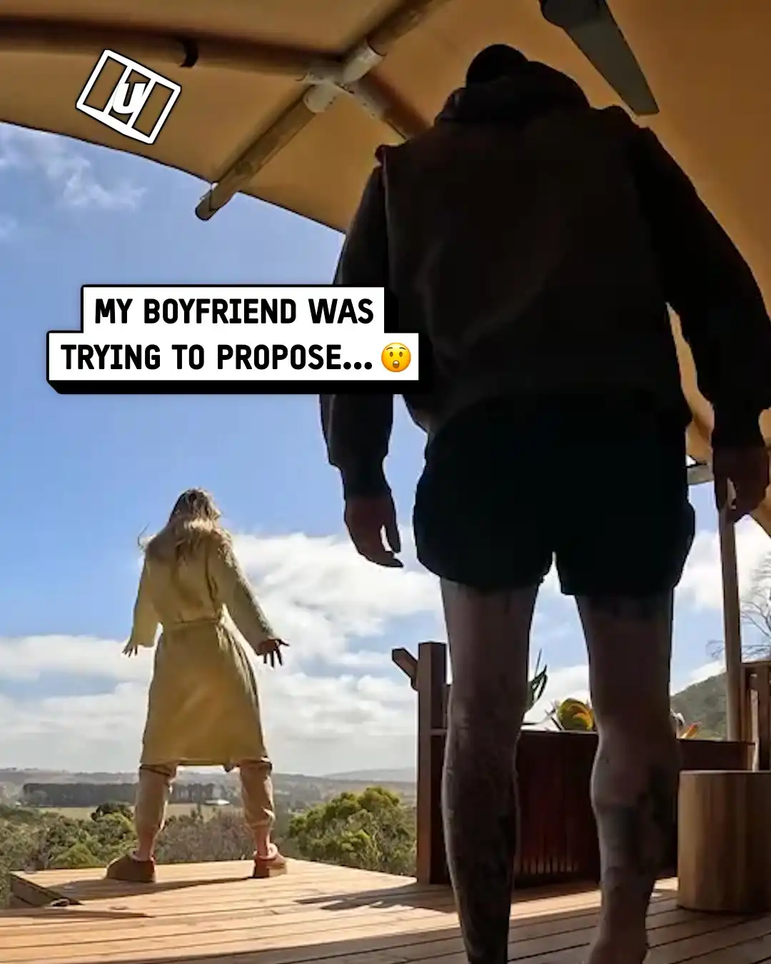 When you didn't realize your boyfriend was trying to propose