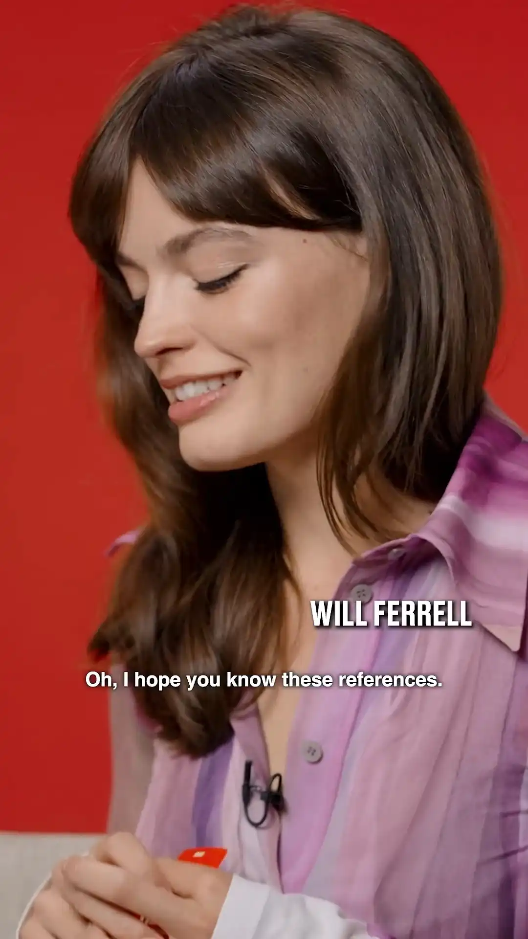 Emma Mackey does Will Ferrell Impression