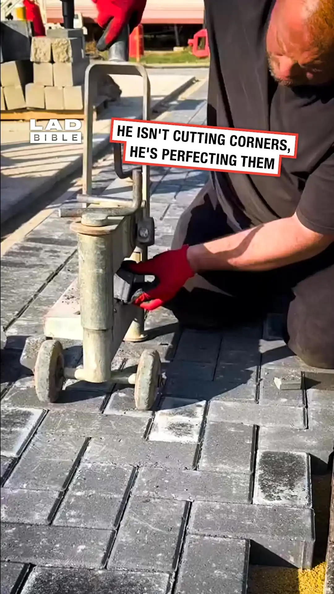 Satisfying pavement slicing 😮