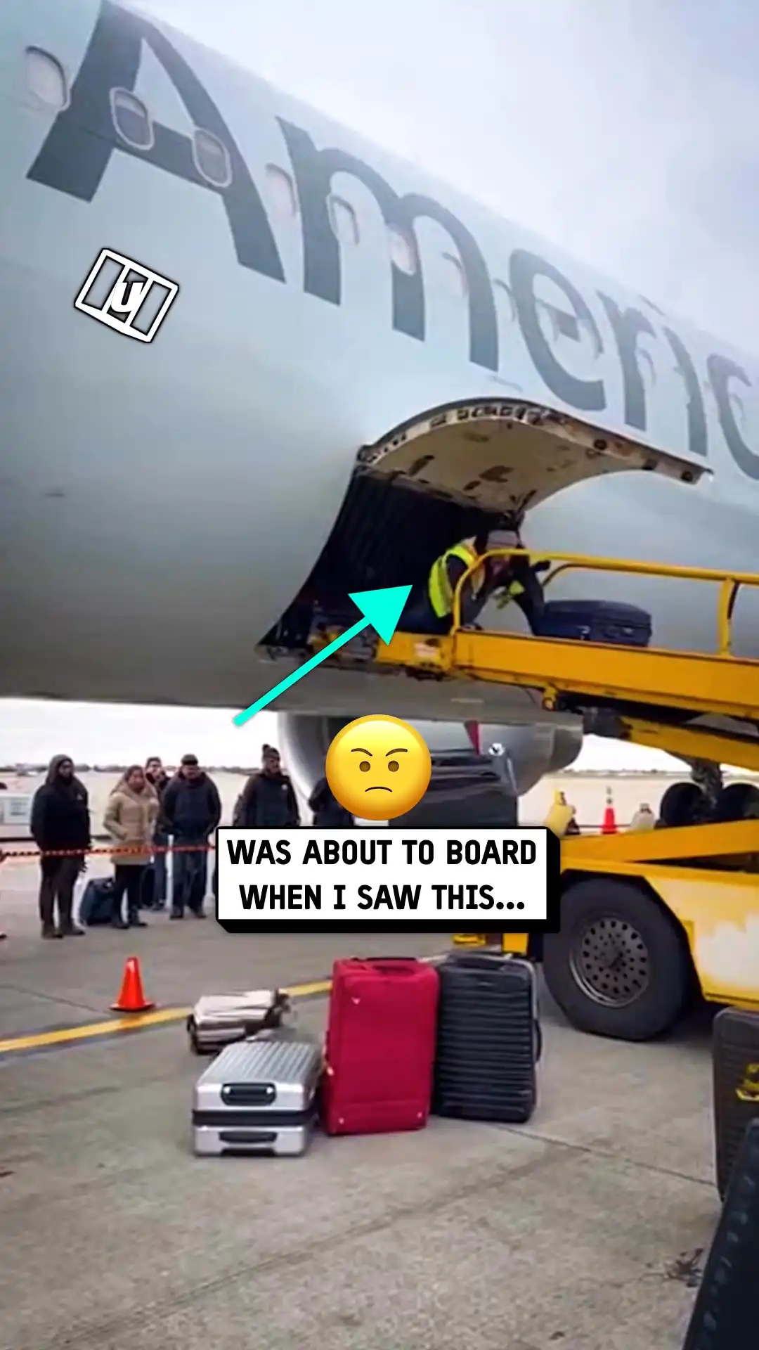 Suitcase Unloading Is Crazy