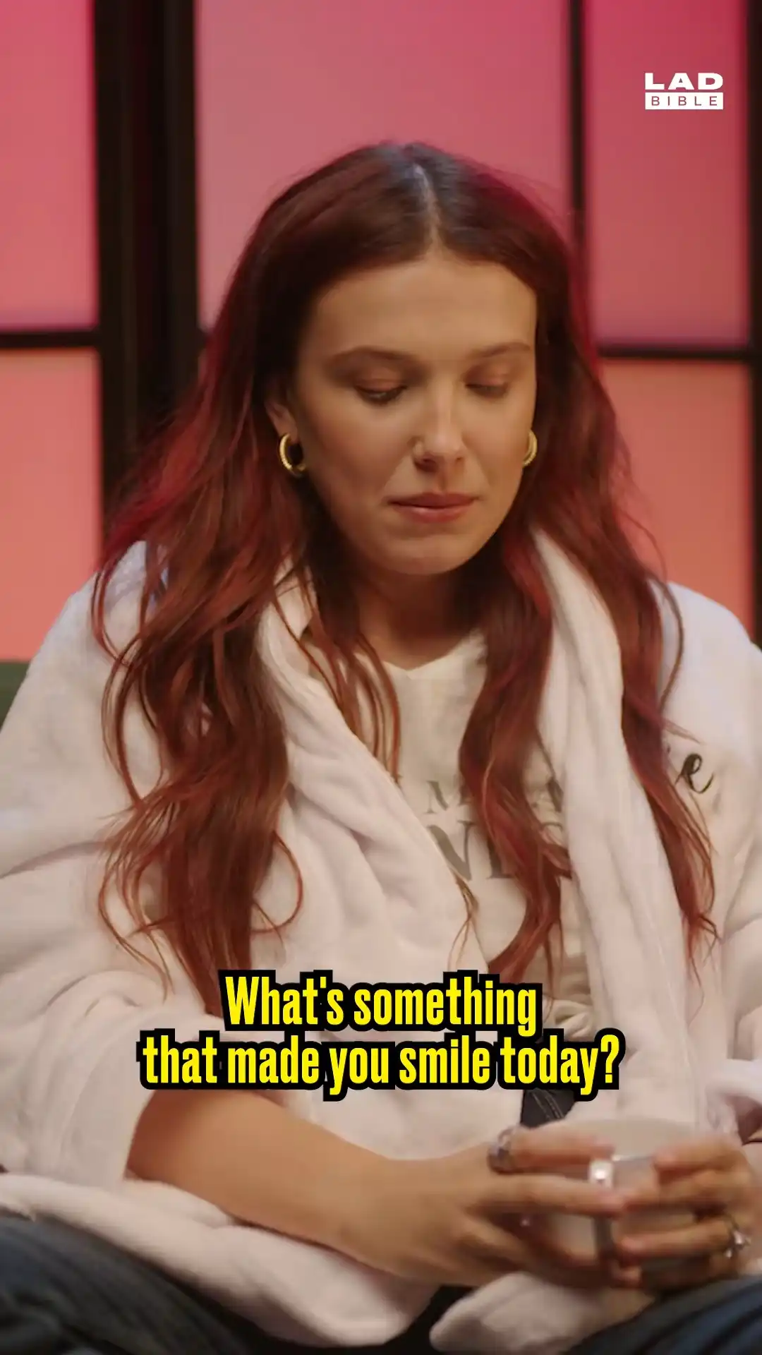 Millie Bobby Brown talks about what makes her smile