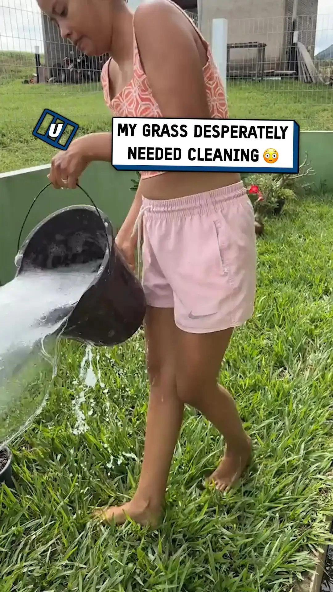 Satisfying outdoor cleaning process