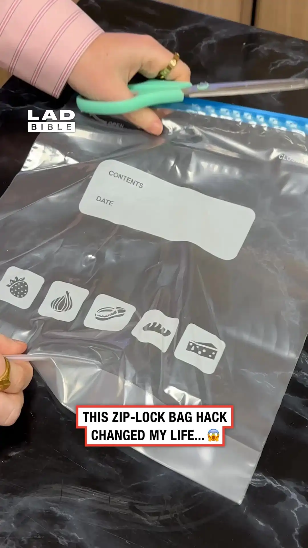 Ziplock Storage Bags Hack 😲