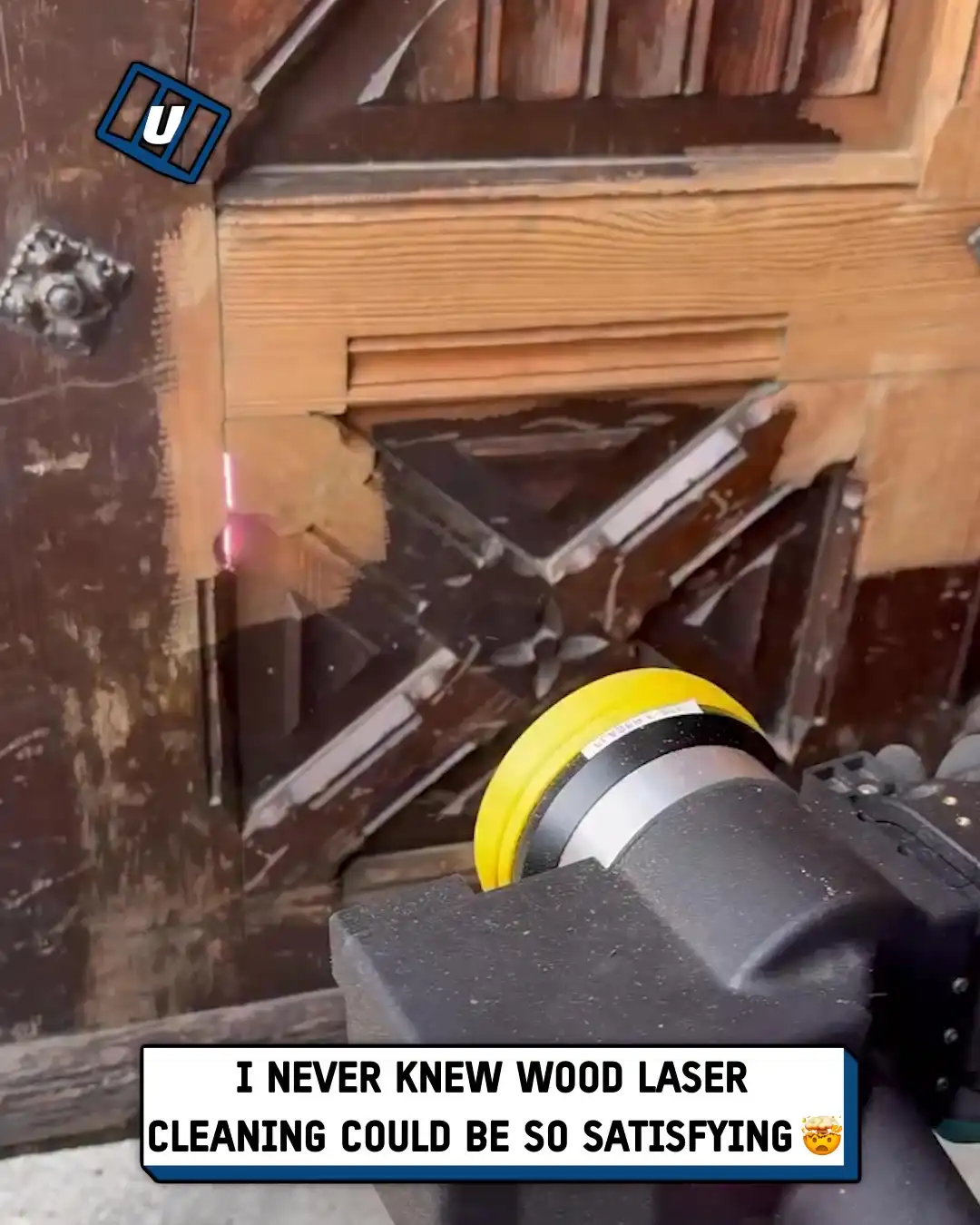4x5 Satisfying wood laser cleaning  ST00160968