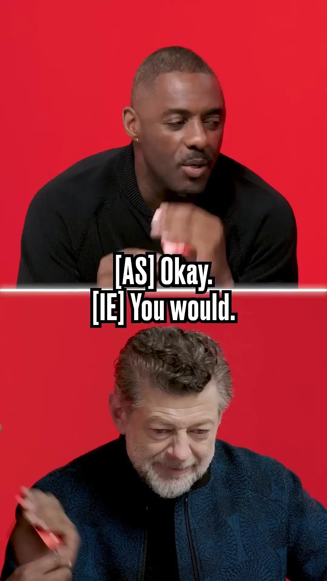 Idris Elba & Andy Serkis play First Impressions