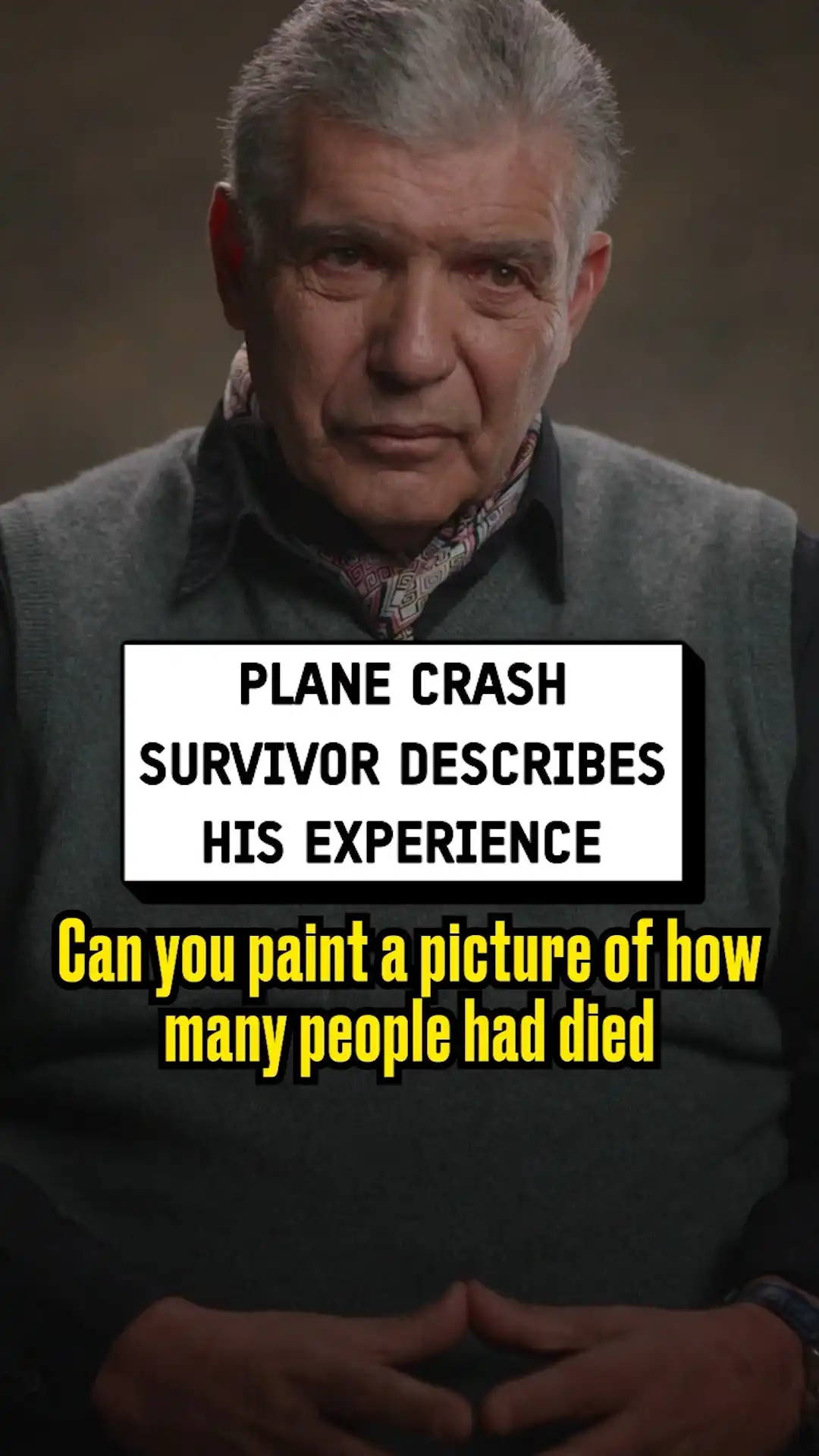Plane Crash Suvivor Talks About His Experience