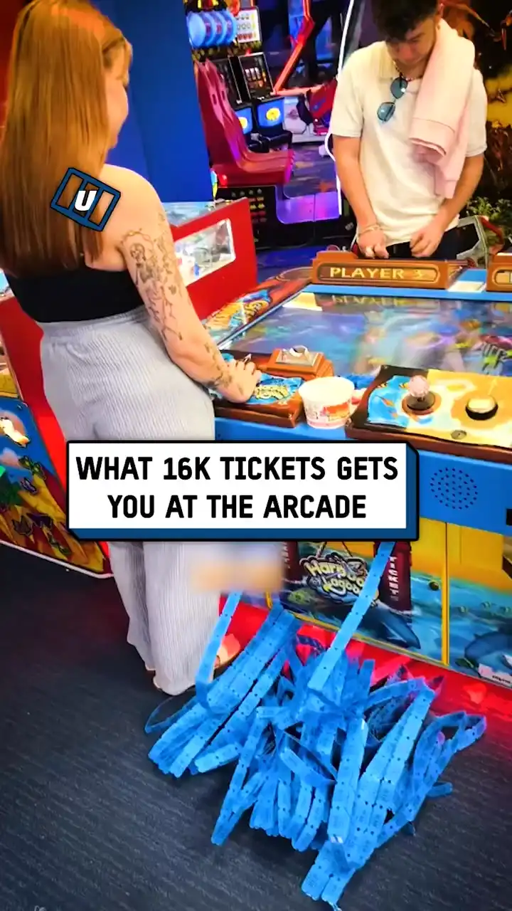 What can you get with 16,000 arcade tickets... 🎟️😳