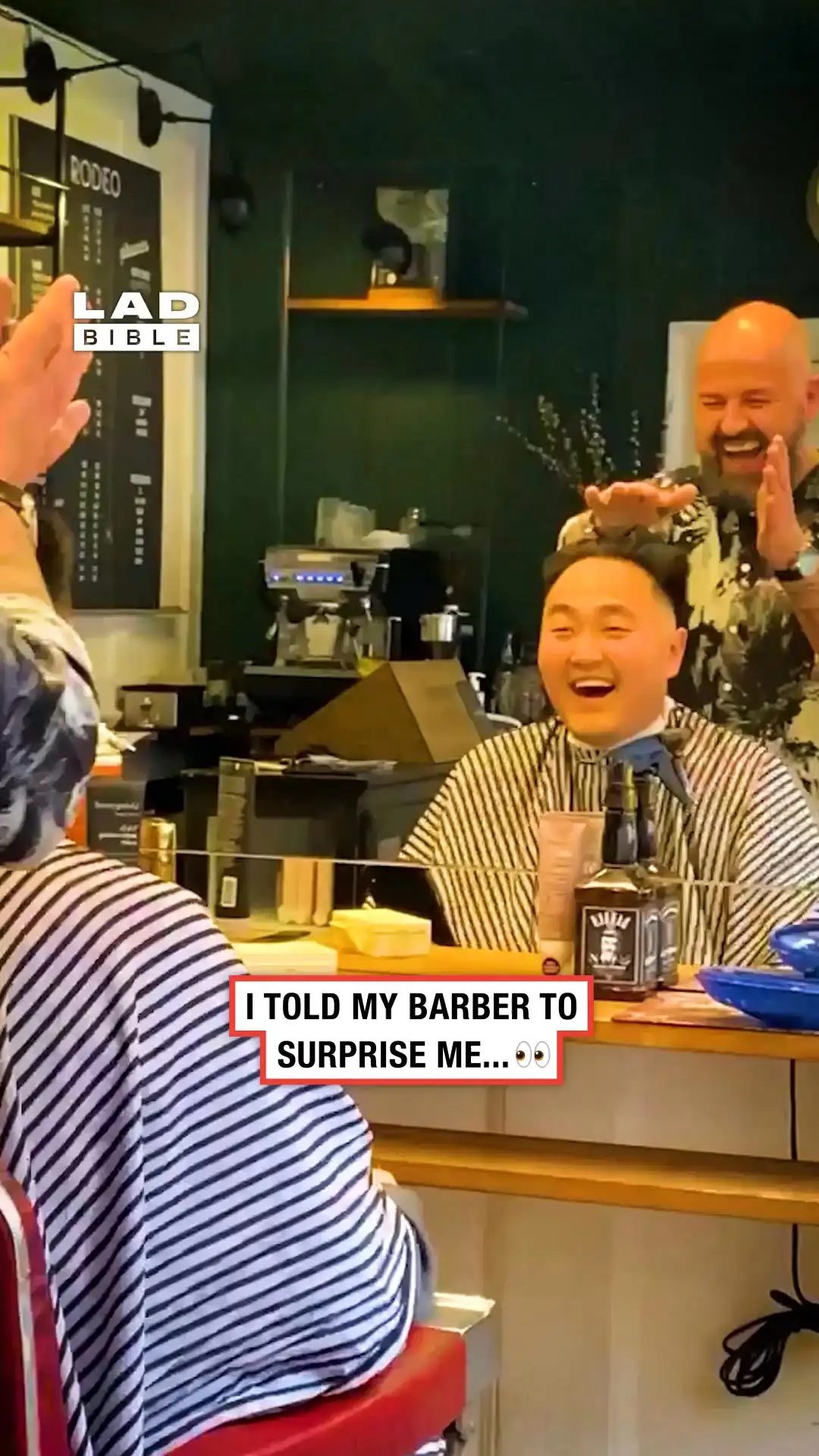 Told my barber to surprise me 😳