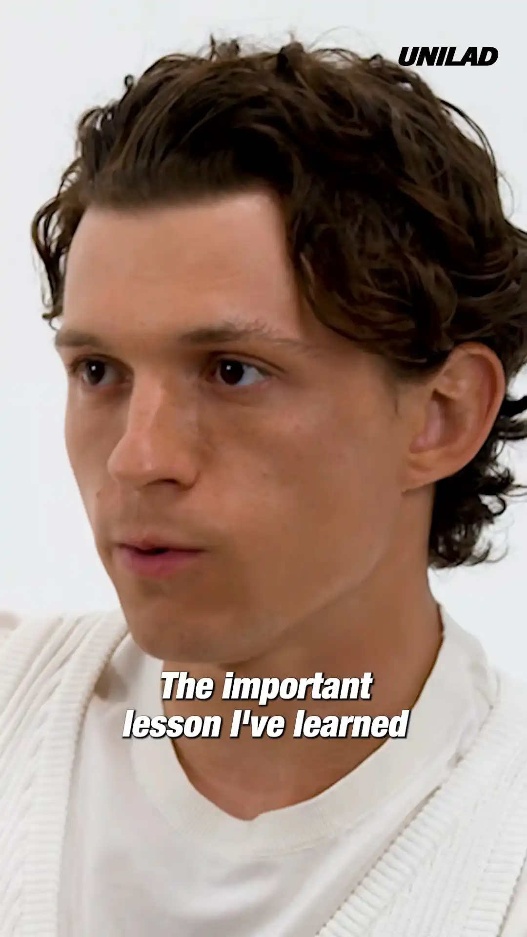 Tom Holland speaks Robert Downey Jr.