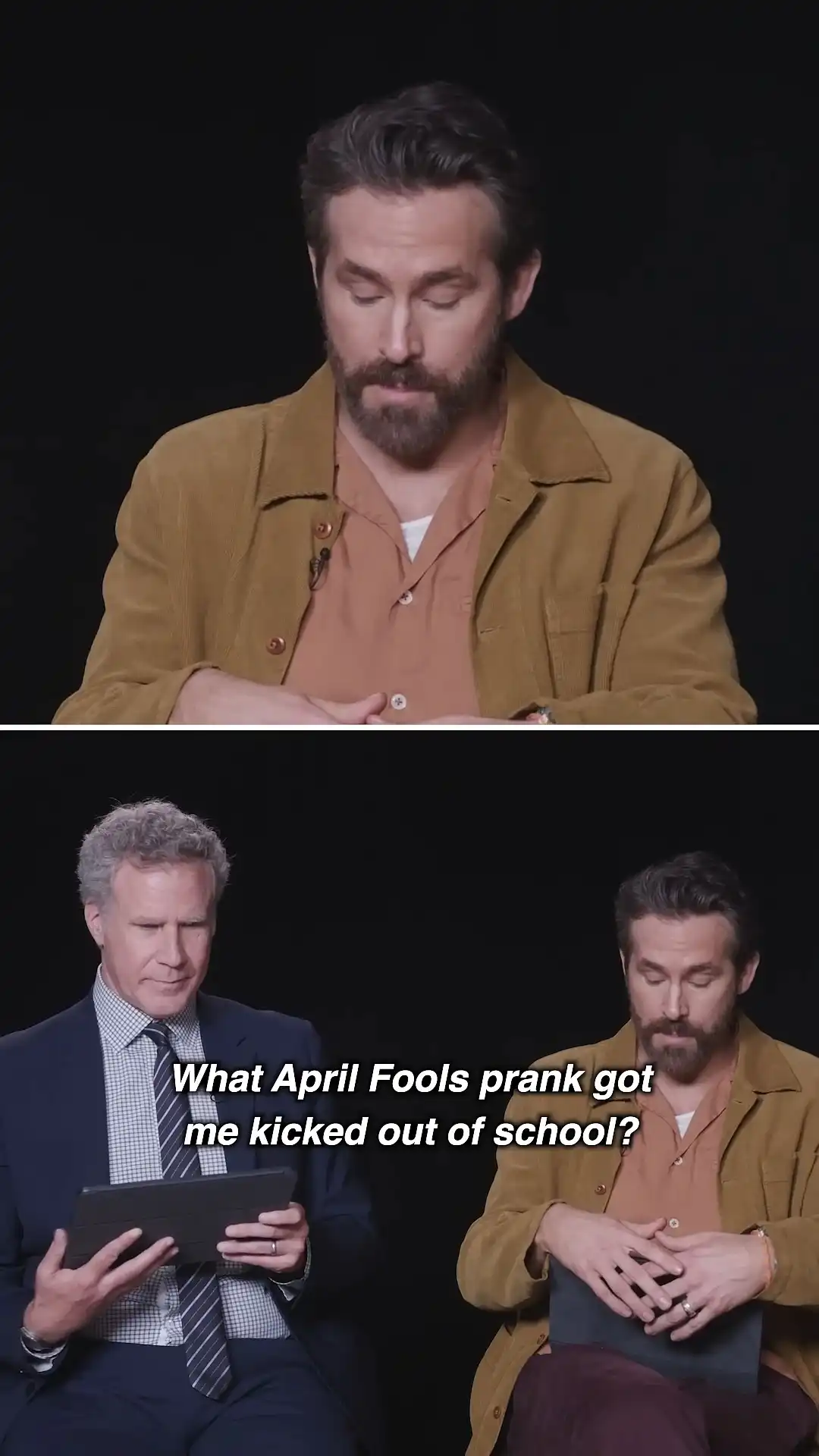Will Ferrell finds out why Ryan Reynolds was kicked out of high school