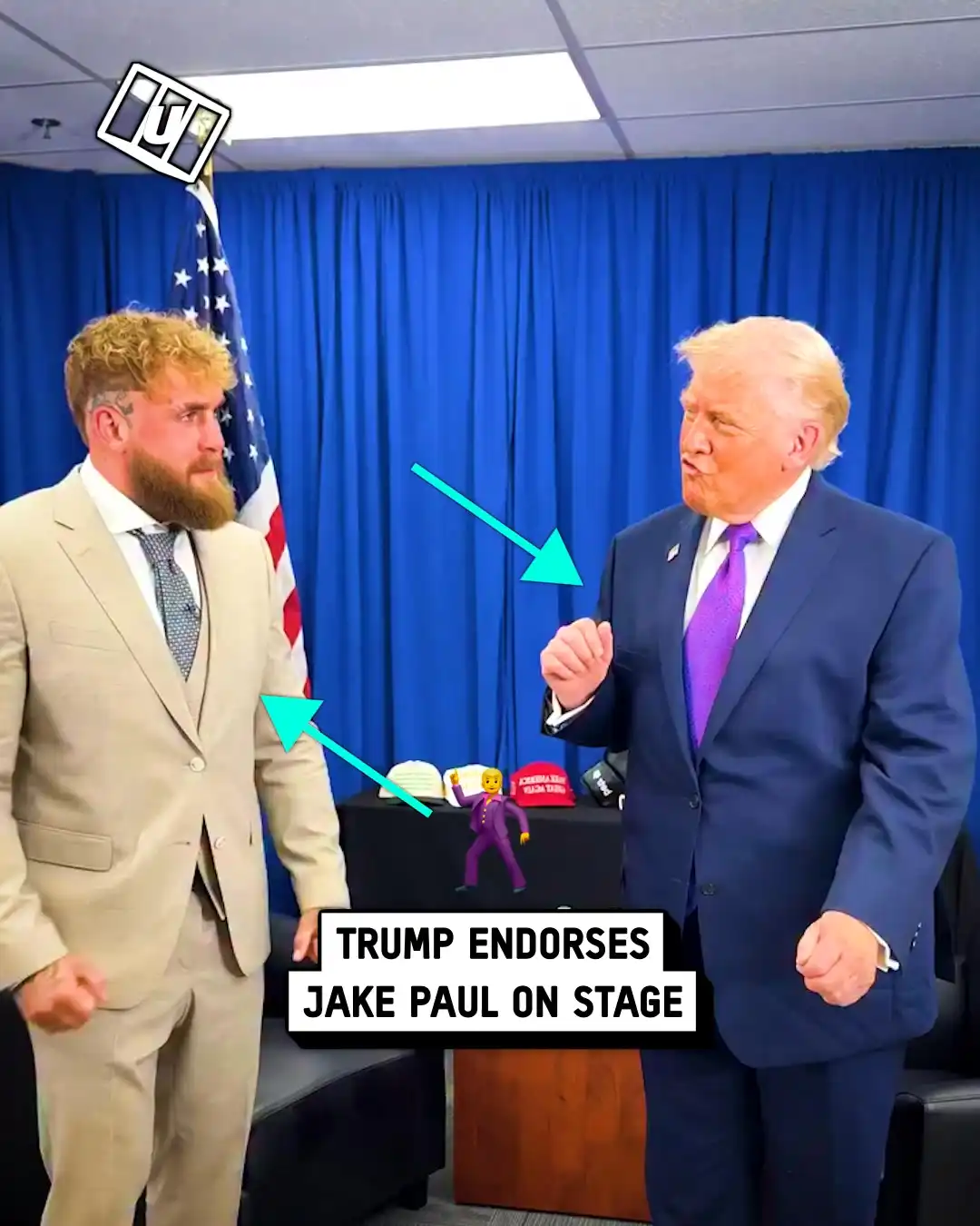 Jake Paul and Trump link up