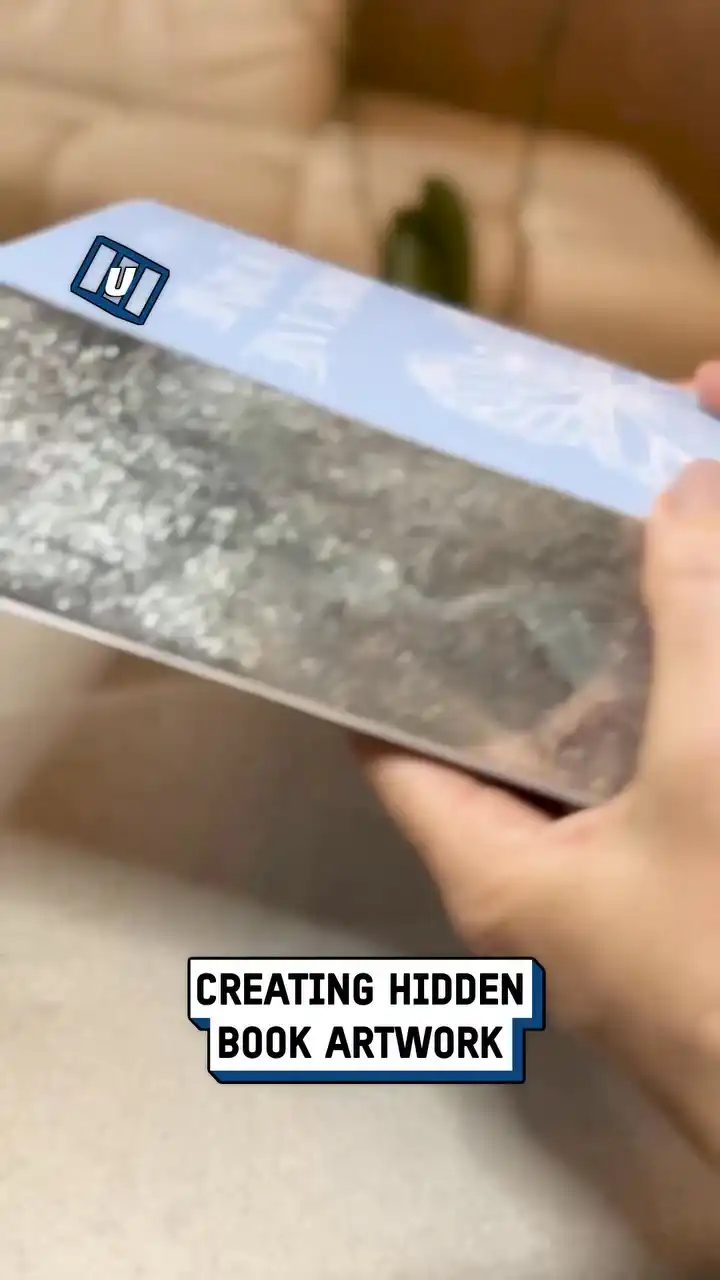 Hidden book fore-edge painting 🎨📖