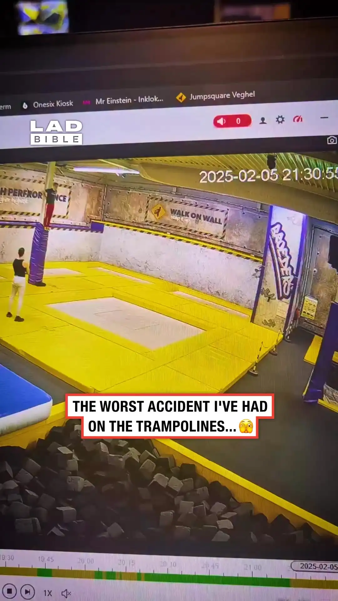 The worst accident I've had on the trampolines 😨😬