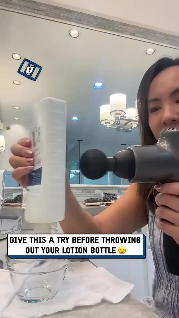 Hack to get every last drop out of bottles 🧴🤯