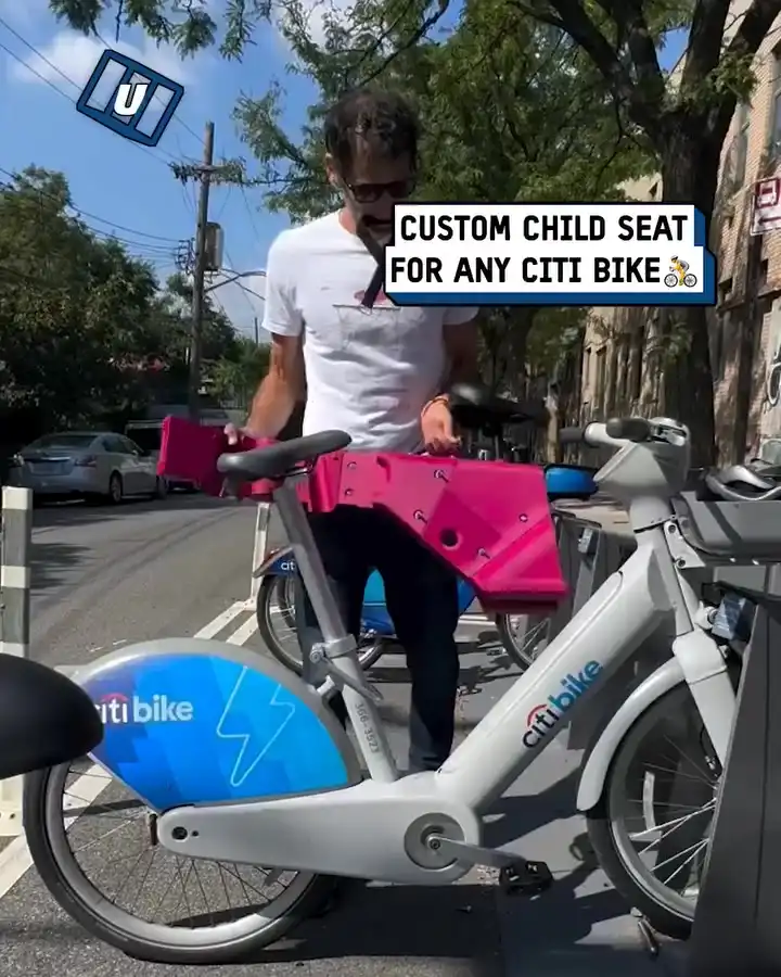 3D-printed bicycle booster seat 🚴‍♂️🤯