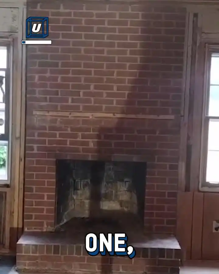 Fireplace renovation falls through floor 😅