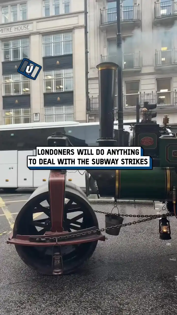 I took the steam train to work instead of the Tube 🚝🤣