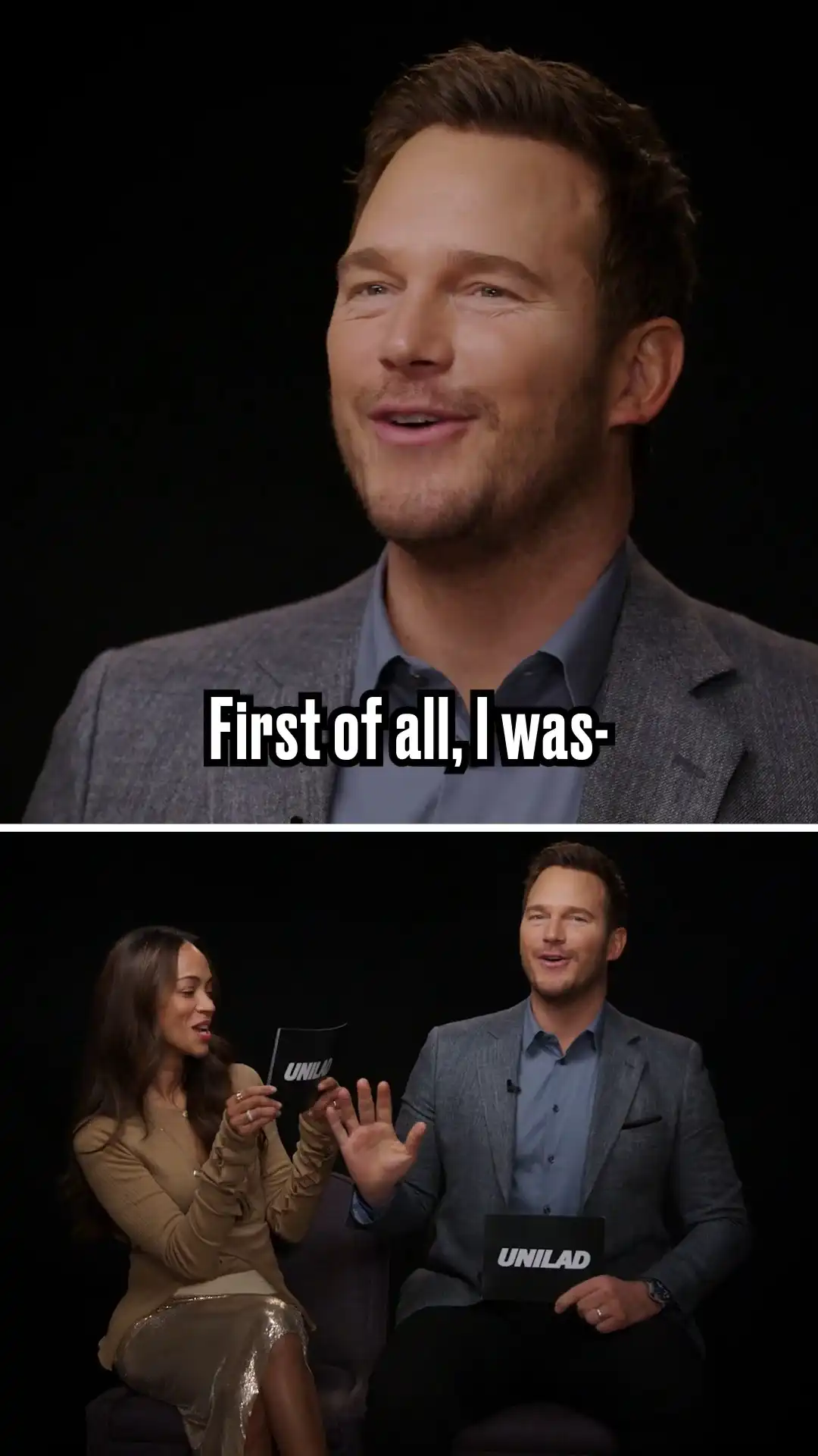 Zoe Saldaña talks about her worst fear with Chris Pratt