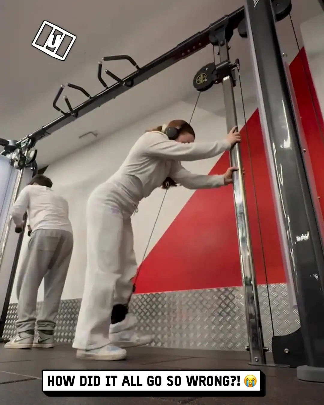 Boyfriend struggles after my gym fail 💀