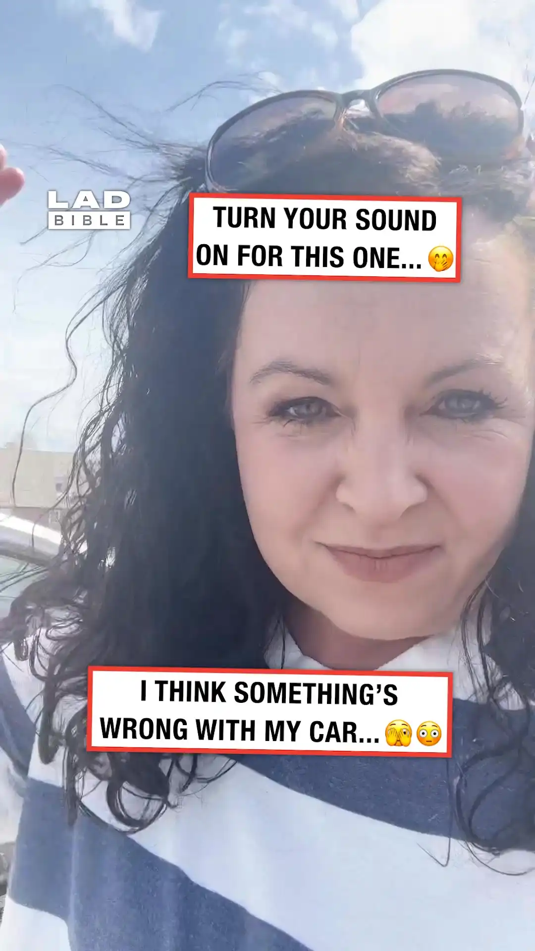 Woman's car won't stop farting 😂💨