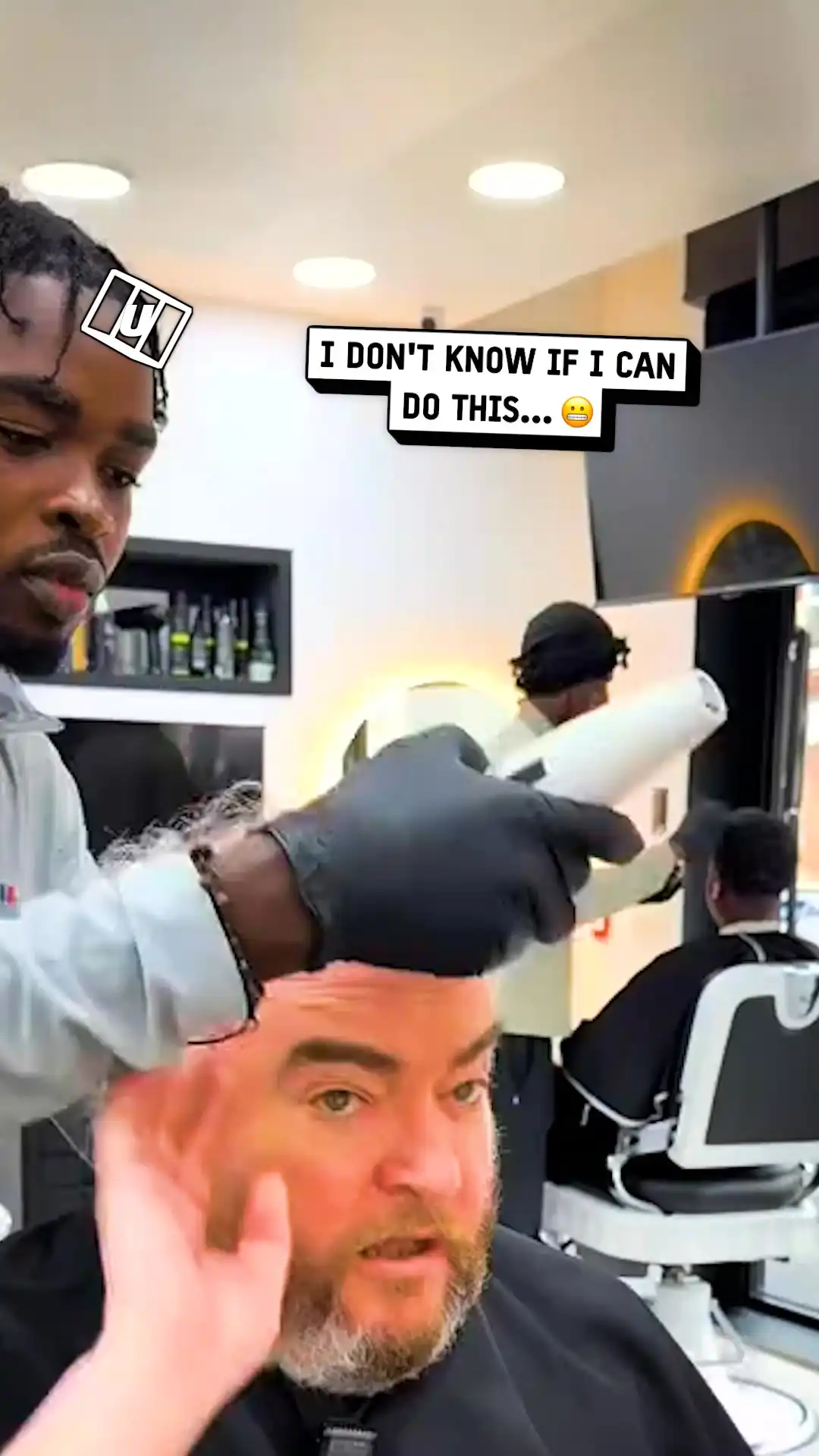 Grandpa wanted the same haircut as Drake 🤣