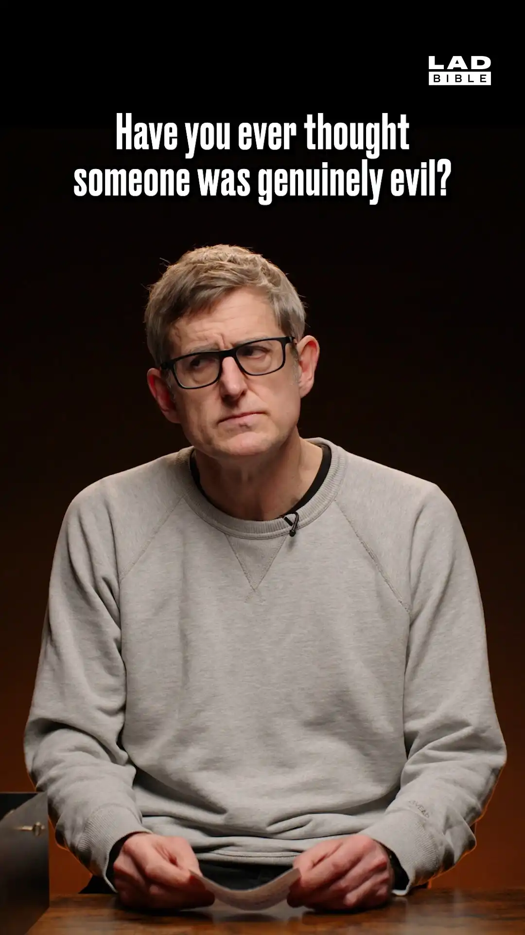 Louis Theroux talks about meeting 'evil' people
