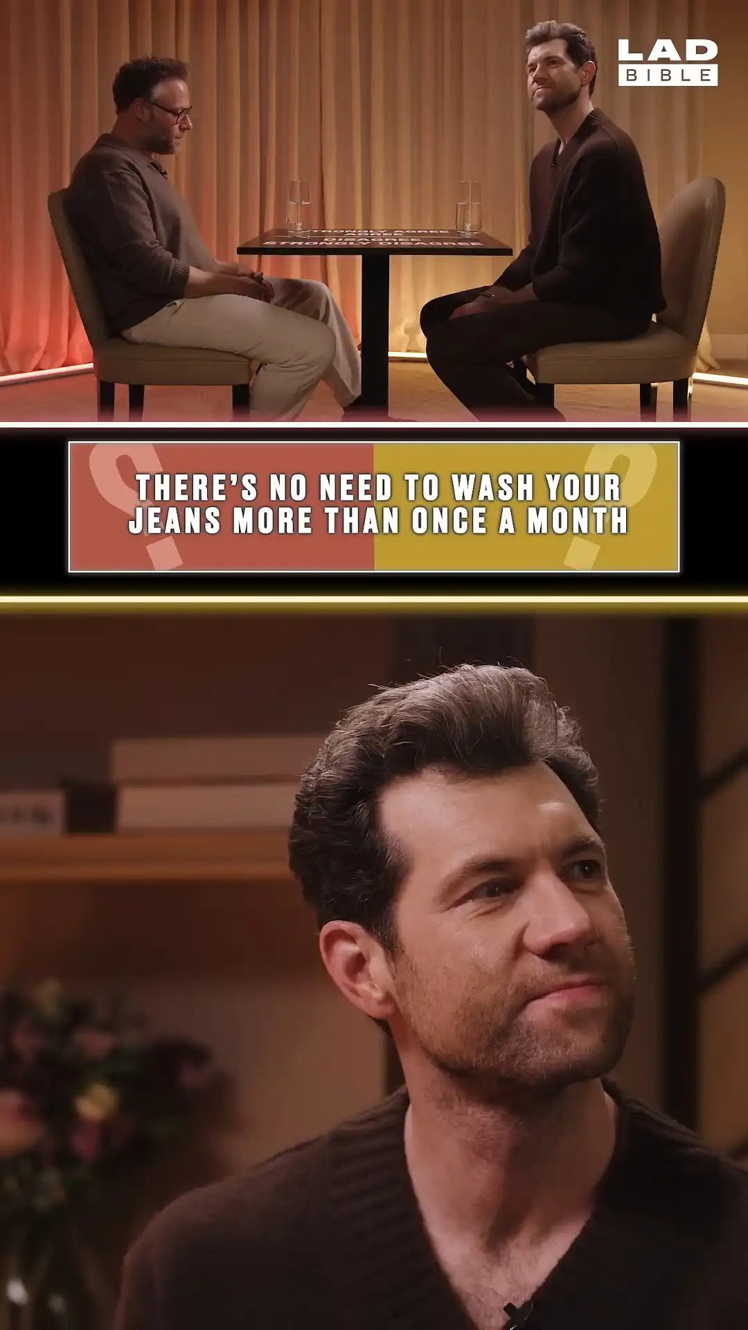 Seth Rogan doesn't own a pair of jeans