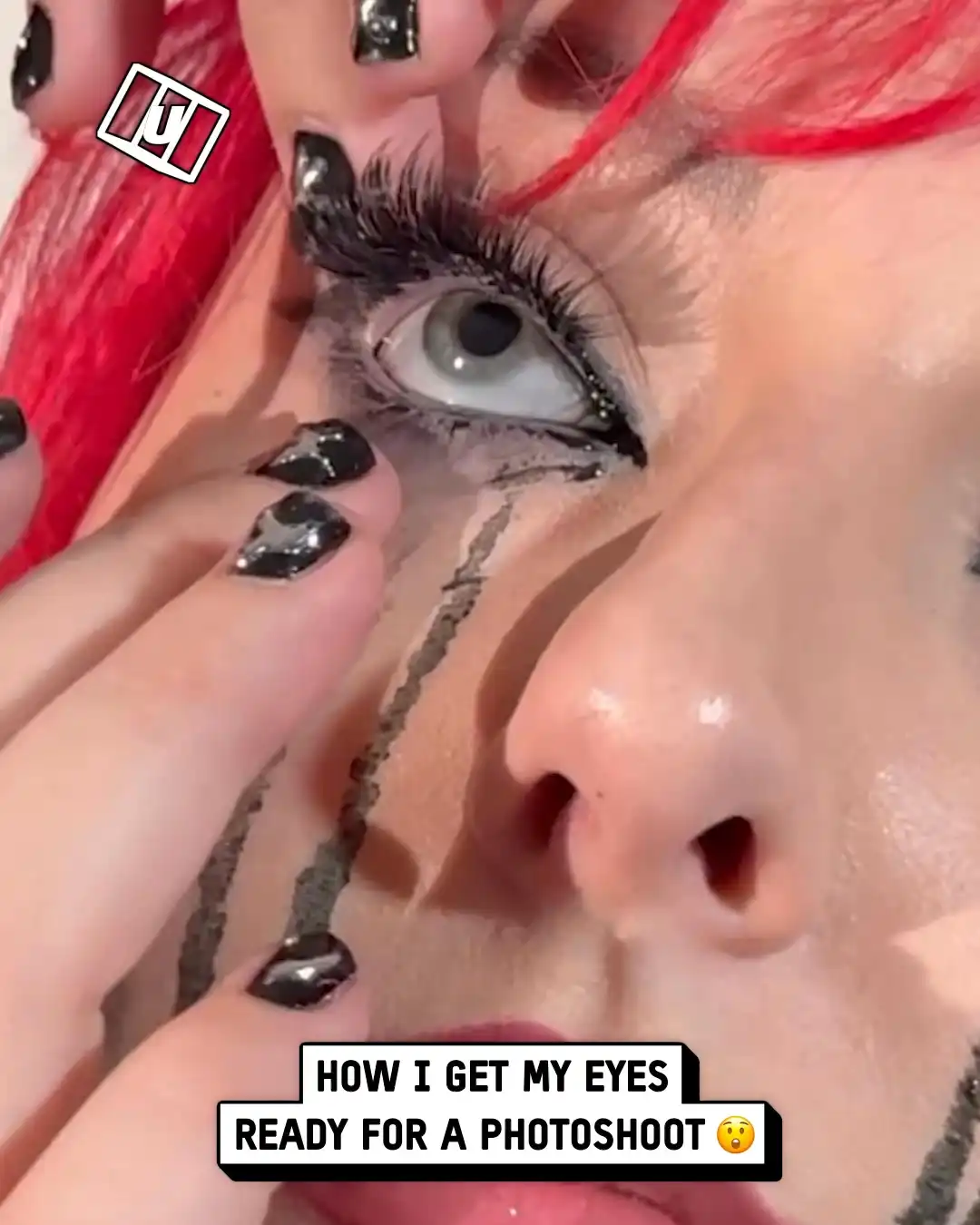 What am I putting in my eyes 🫣🖤