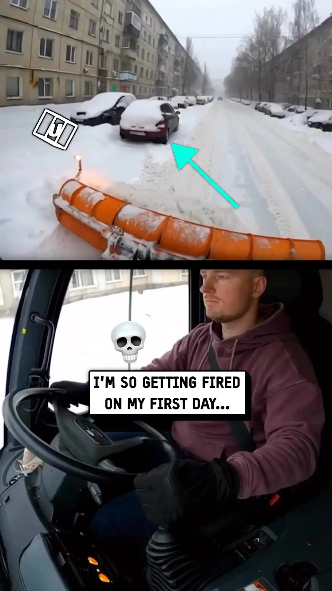 Lied on my resume as a snow cleaner ๐ฅถ