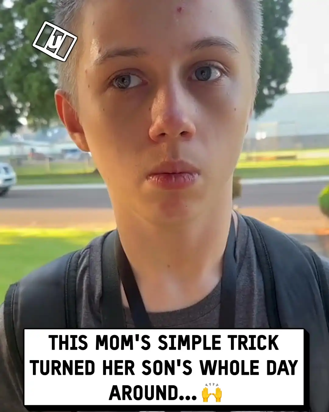 Helping my son through a tough morning ❤️🥹