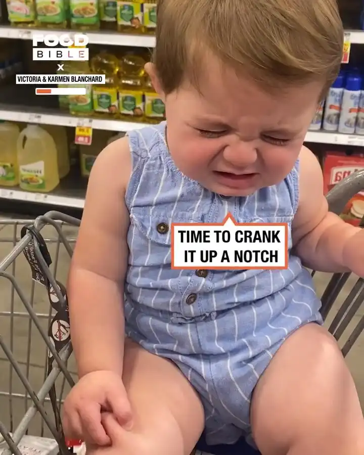 Baby tricks dad with fake crying 👶😢