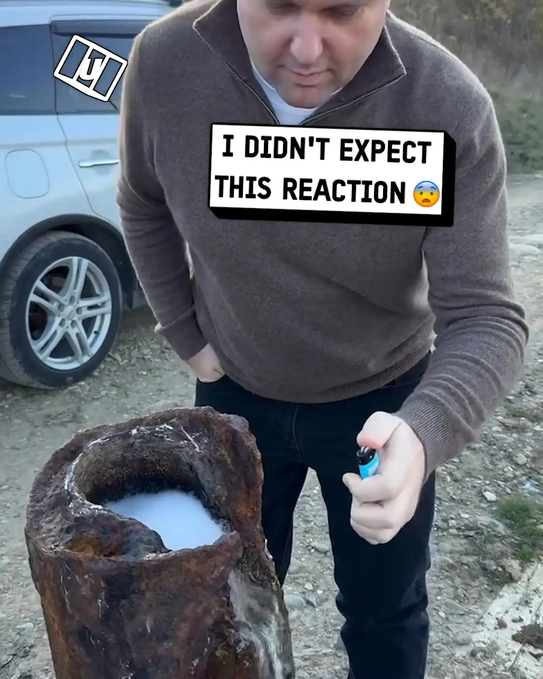 Drinking water in flames 🤯💦