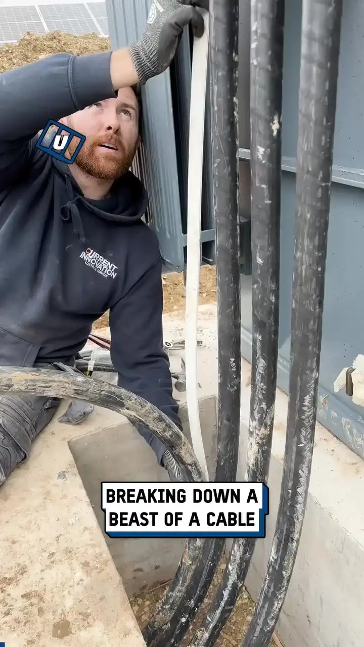 Terminating aluminum armored cables ⚡️😮