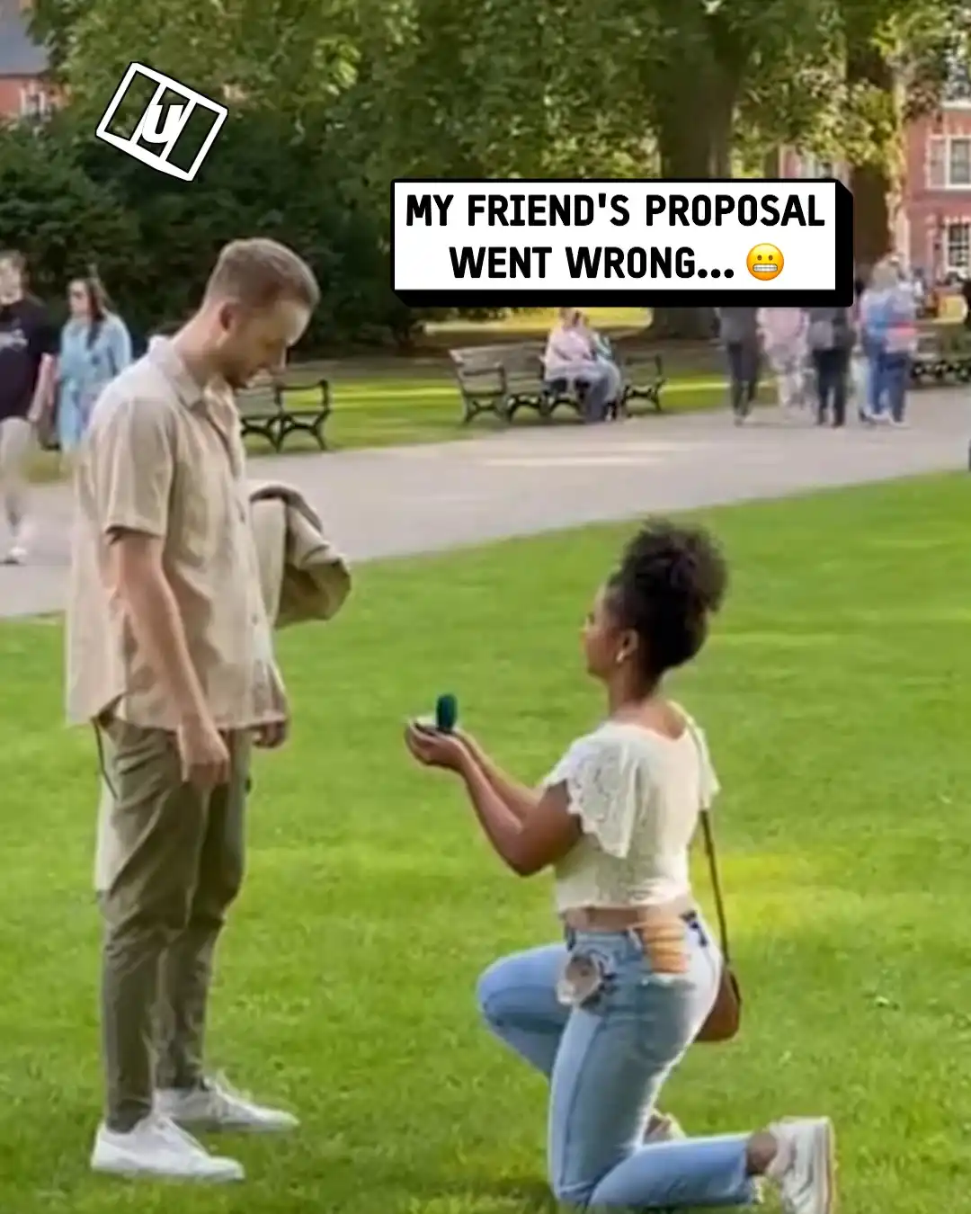 Awkward proposal 🫣💍