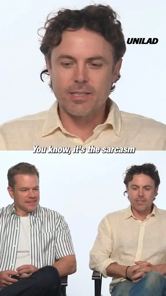 Matt Damon and Casey Affleck discuss the Boston humor