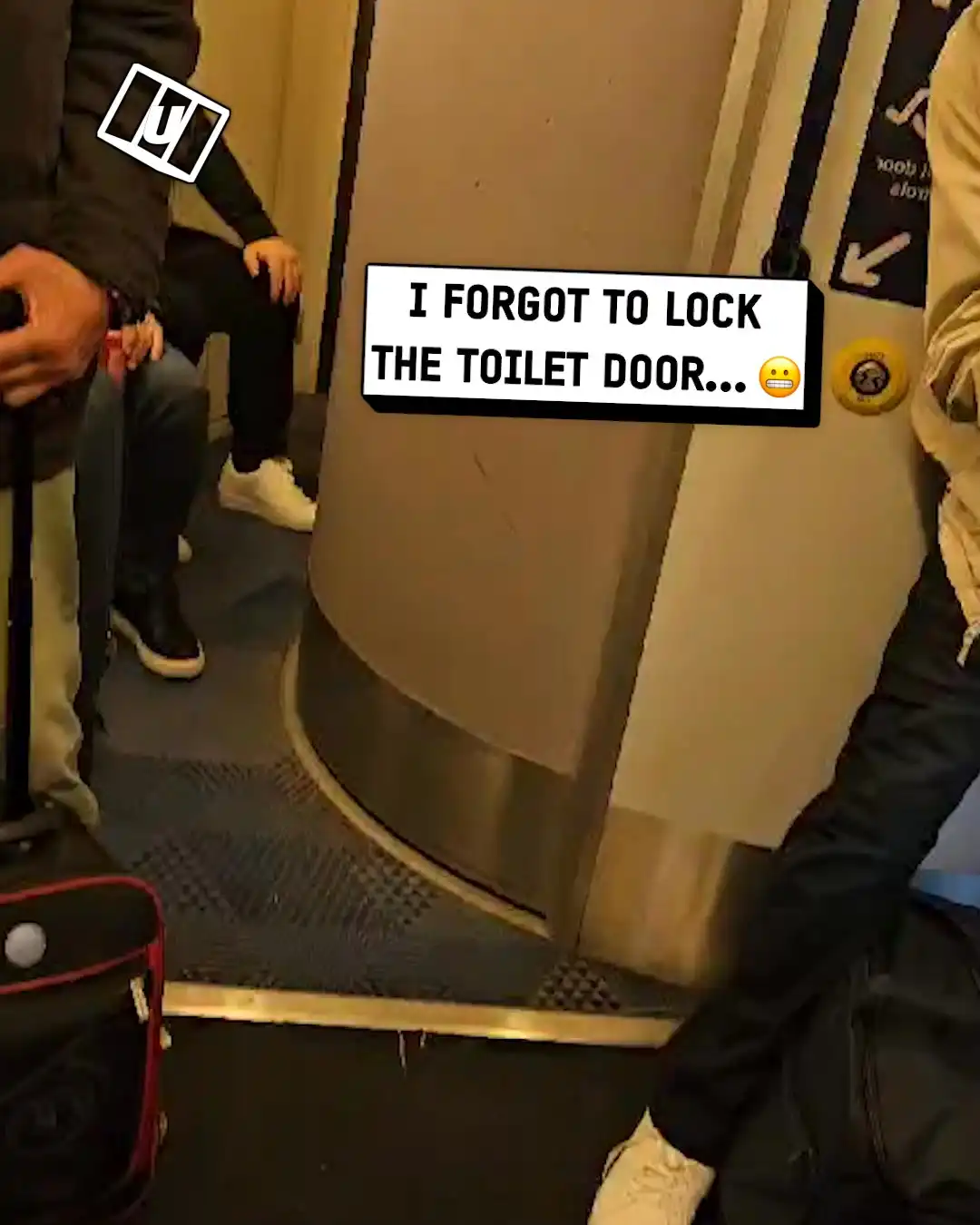 I forgot to lock train door 💀