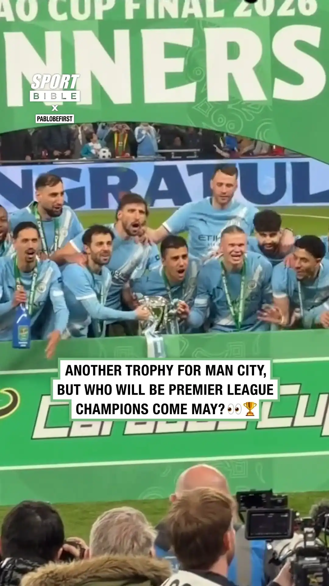 Man City Victorious In Carabao Cup Final vs Arsenal