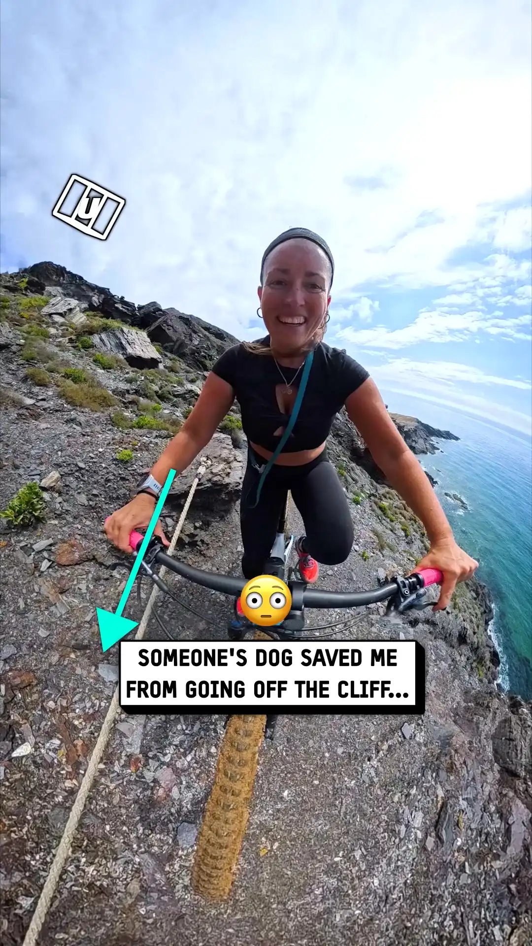 I had a close call on a cliff 😳💦