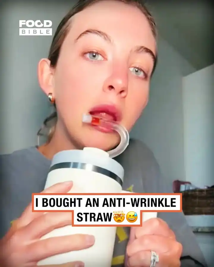 Anti-wrinkle straw 🤯😗