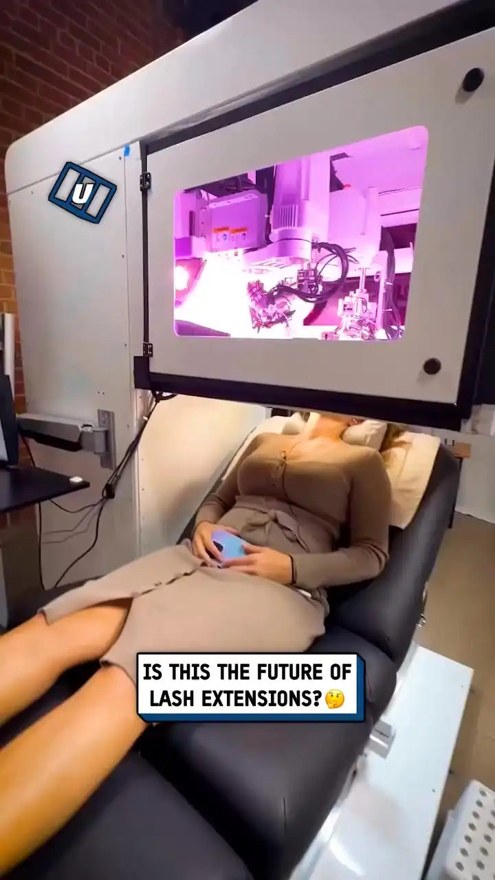 I wouldn't trust a robot working so close to my eyes 👀😲