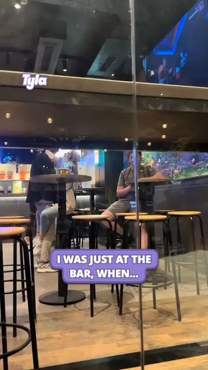 They were just trying to have a romantic moment when... 😂😂