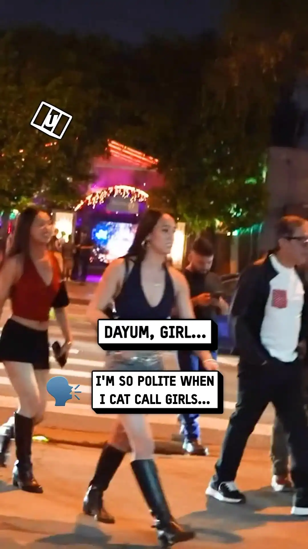 Bro is so polite at catcalling π€£