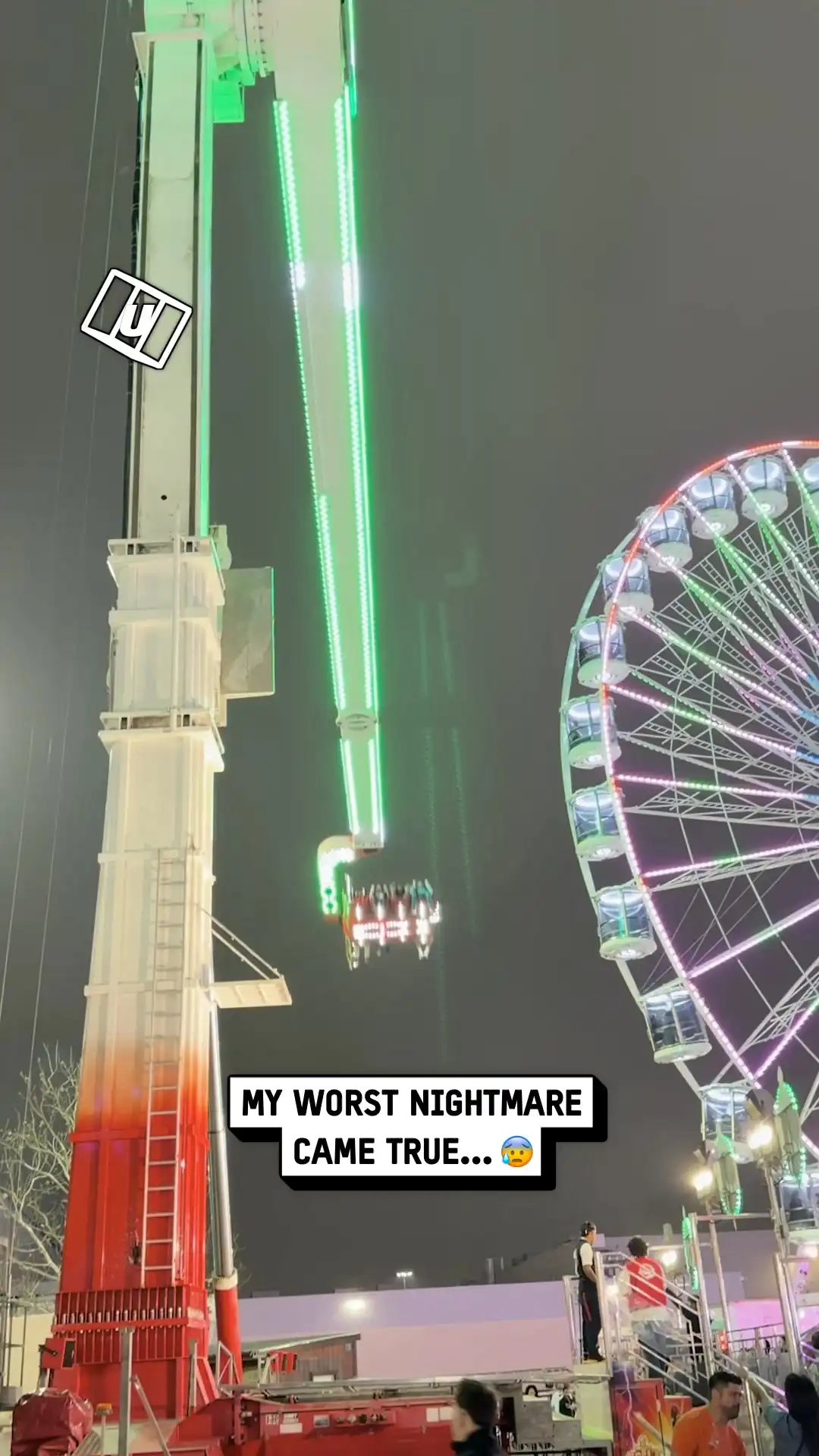 We got stuck on a ride π³