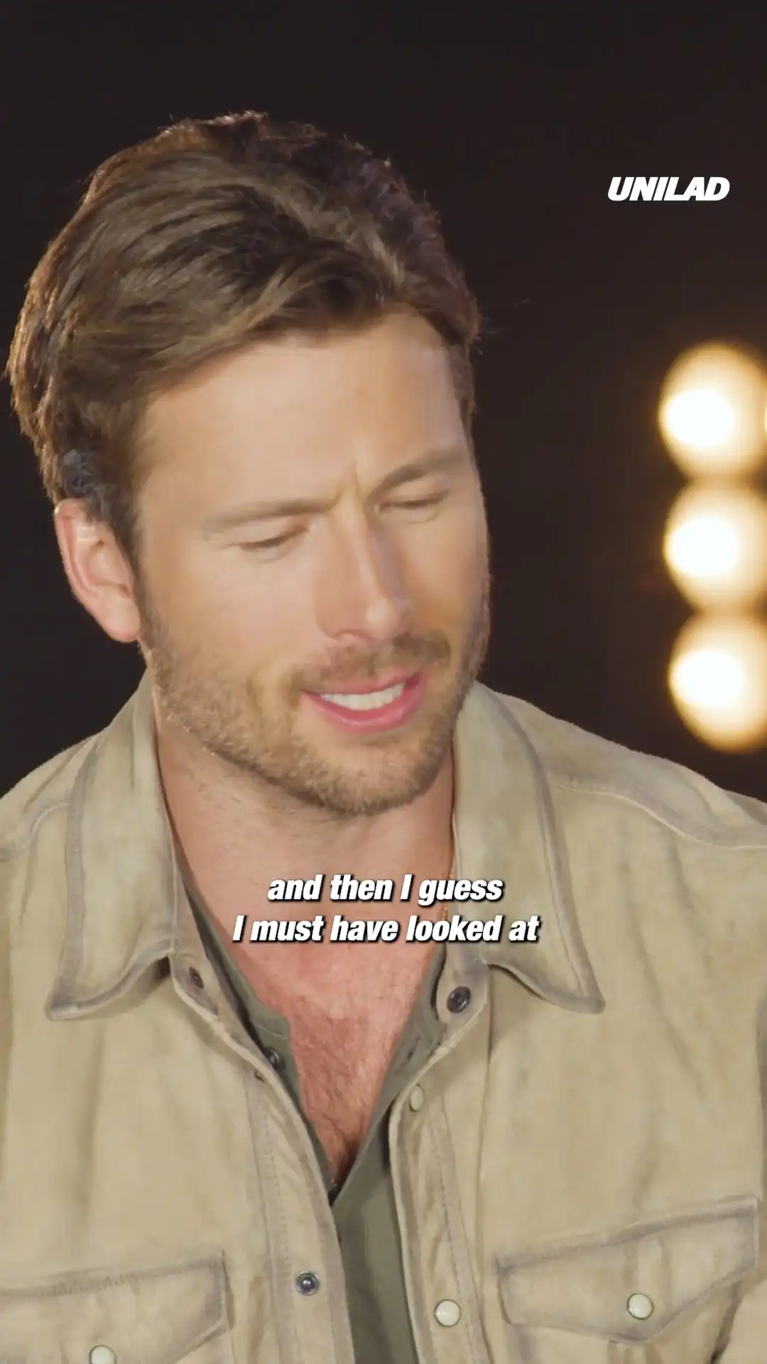 Glen Powell talks about his online algorithms