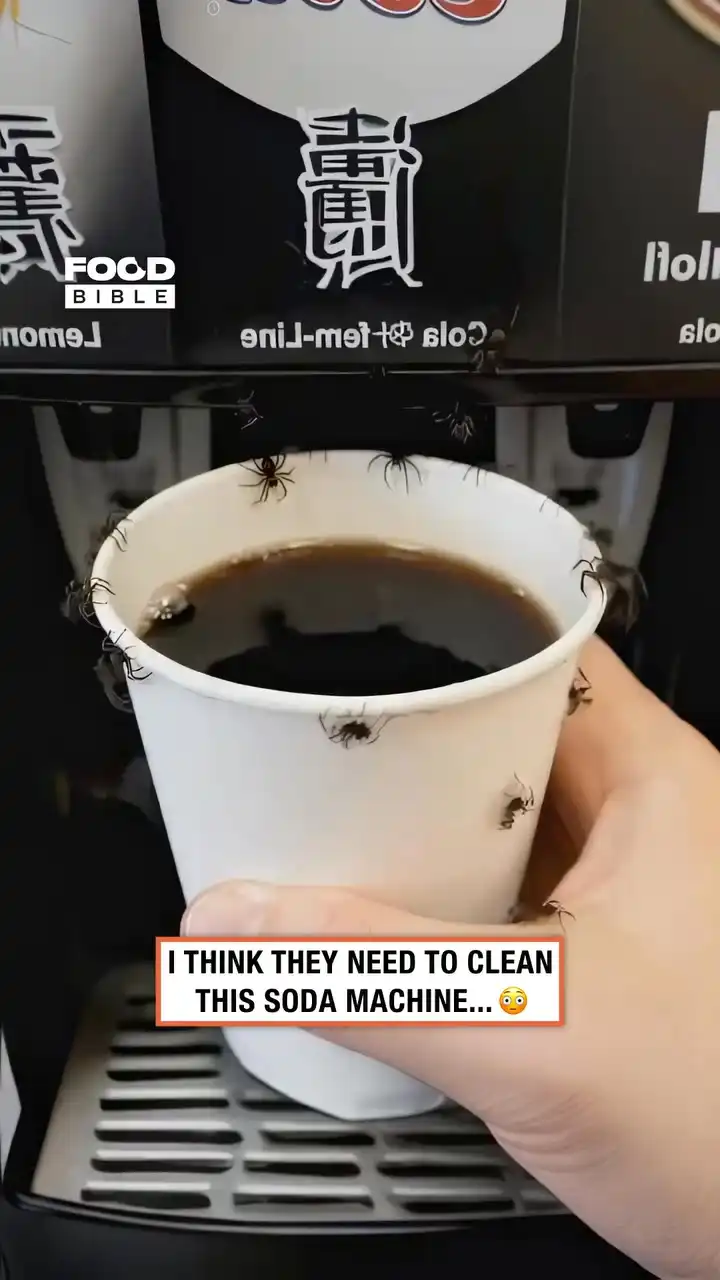 Soda dispenser needs cleaning 😳