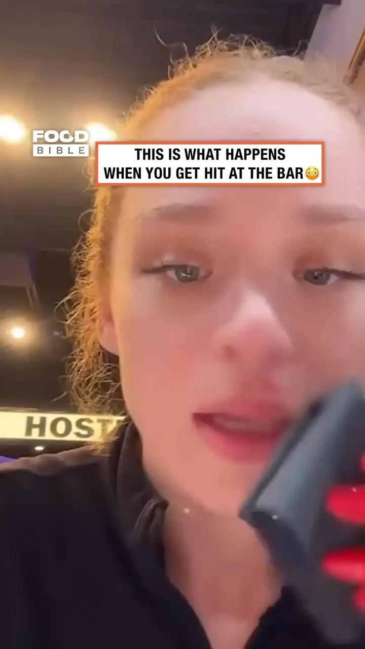 I got hit at the bar 😳