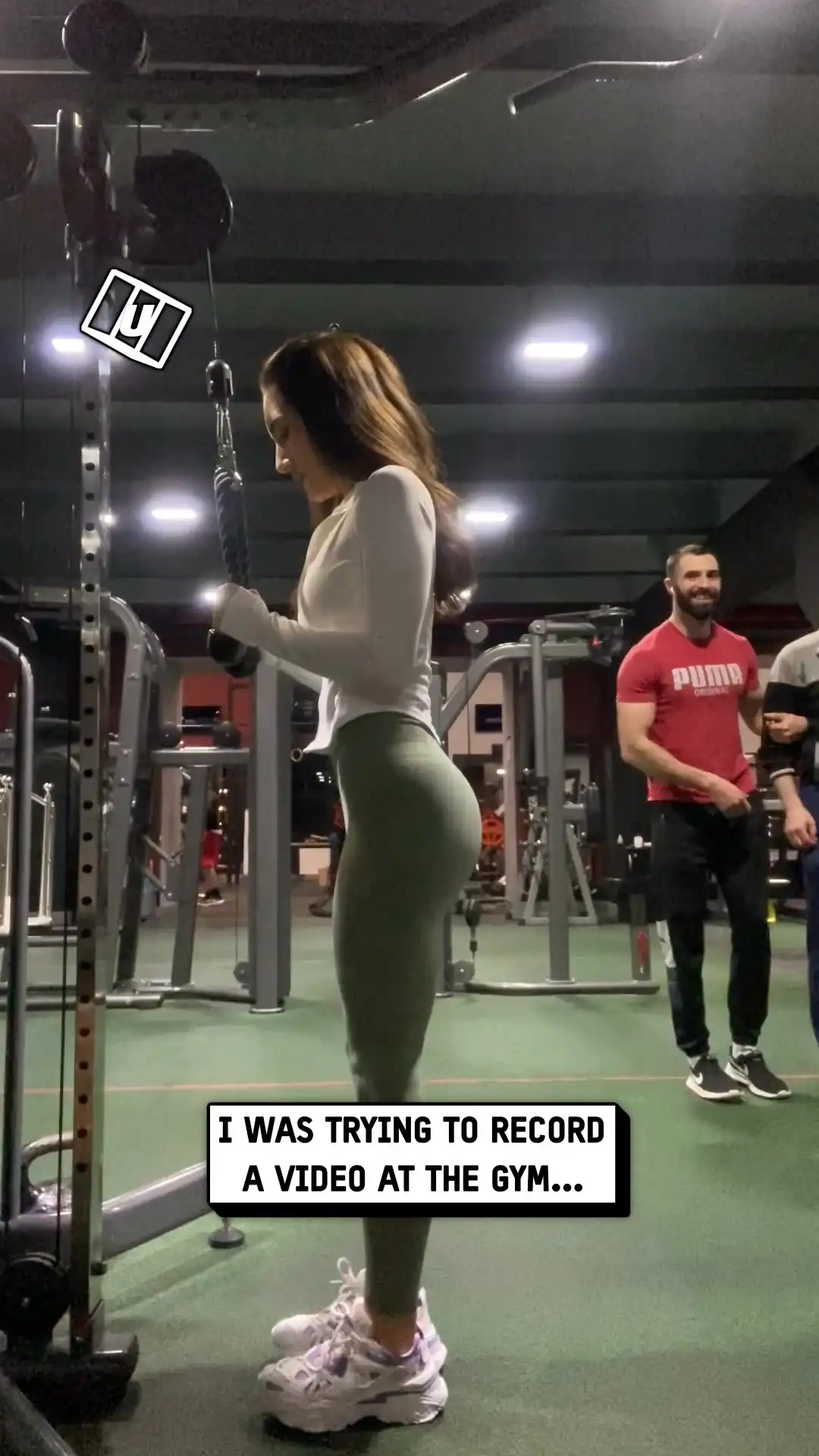 When you try and record a video at the gym 💀