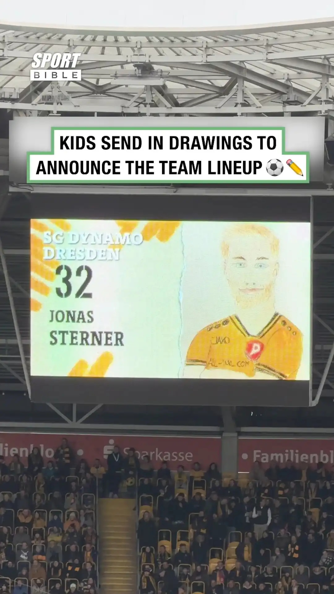 Kids Drawings Announce The Lineup ⚽️🖌️