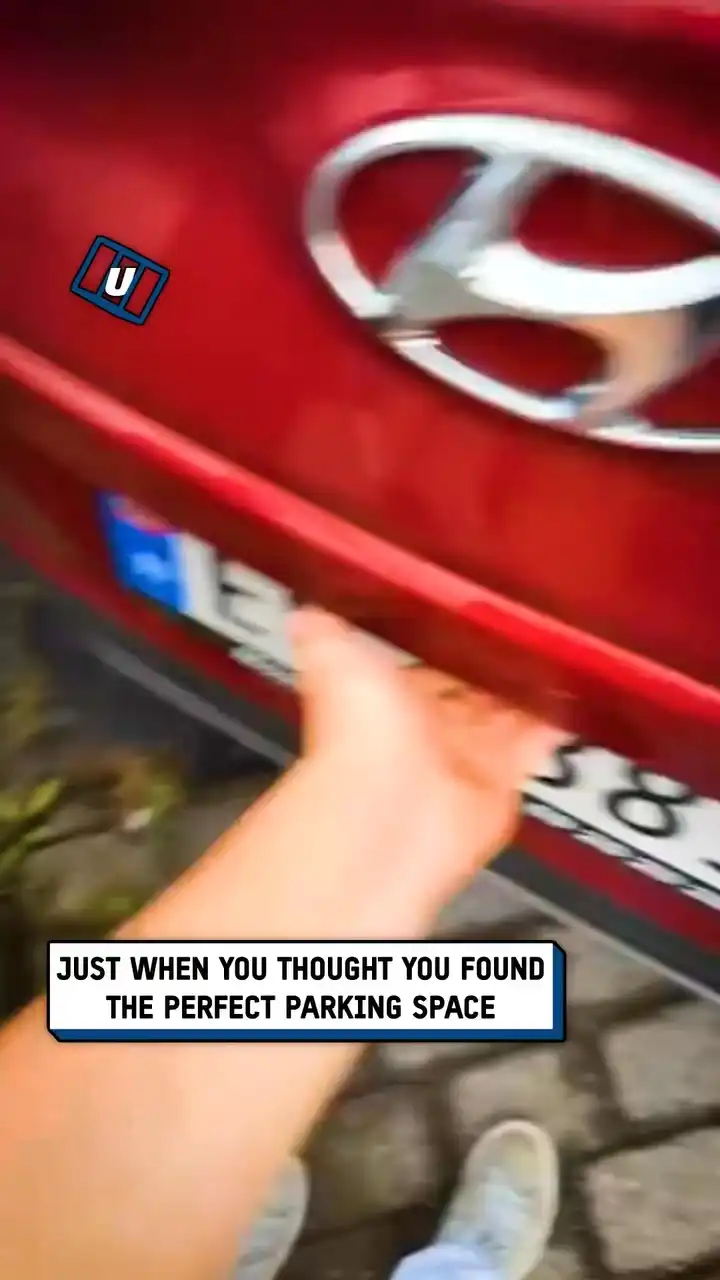 I found the most satisfying parking spot ever 🤩🚗