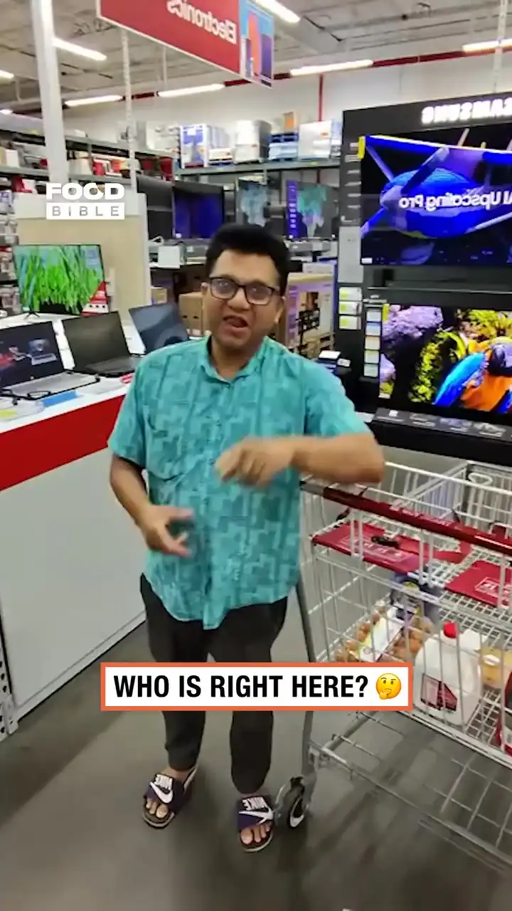 Argument in grocery store 😳